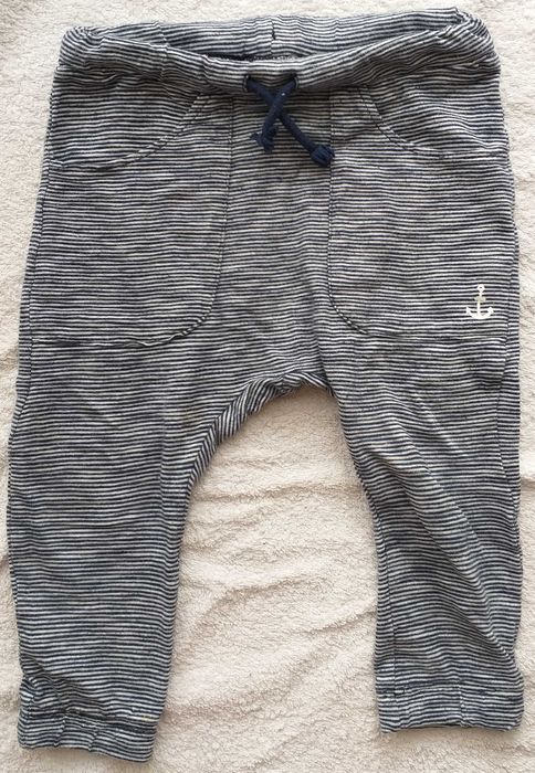 Spodnie dresowe, joggersy, legginsy chłopięce, H&M, rozmiar 86