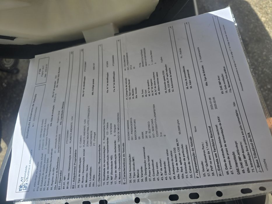 Mota eléctrica barton