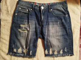 Продам мужские джинсовые шорты 46 размера
