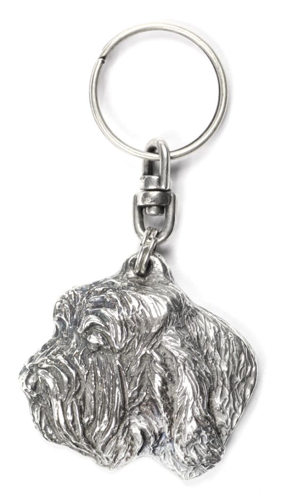 Petit basset griffon vendéen brelok do kluczy posrebrzany Art-Dog