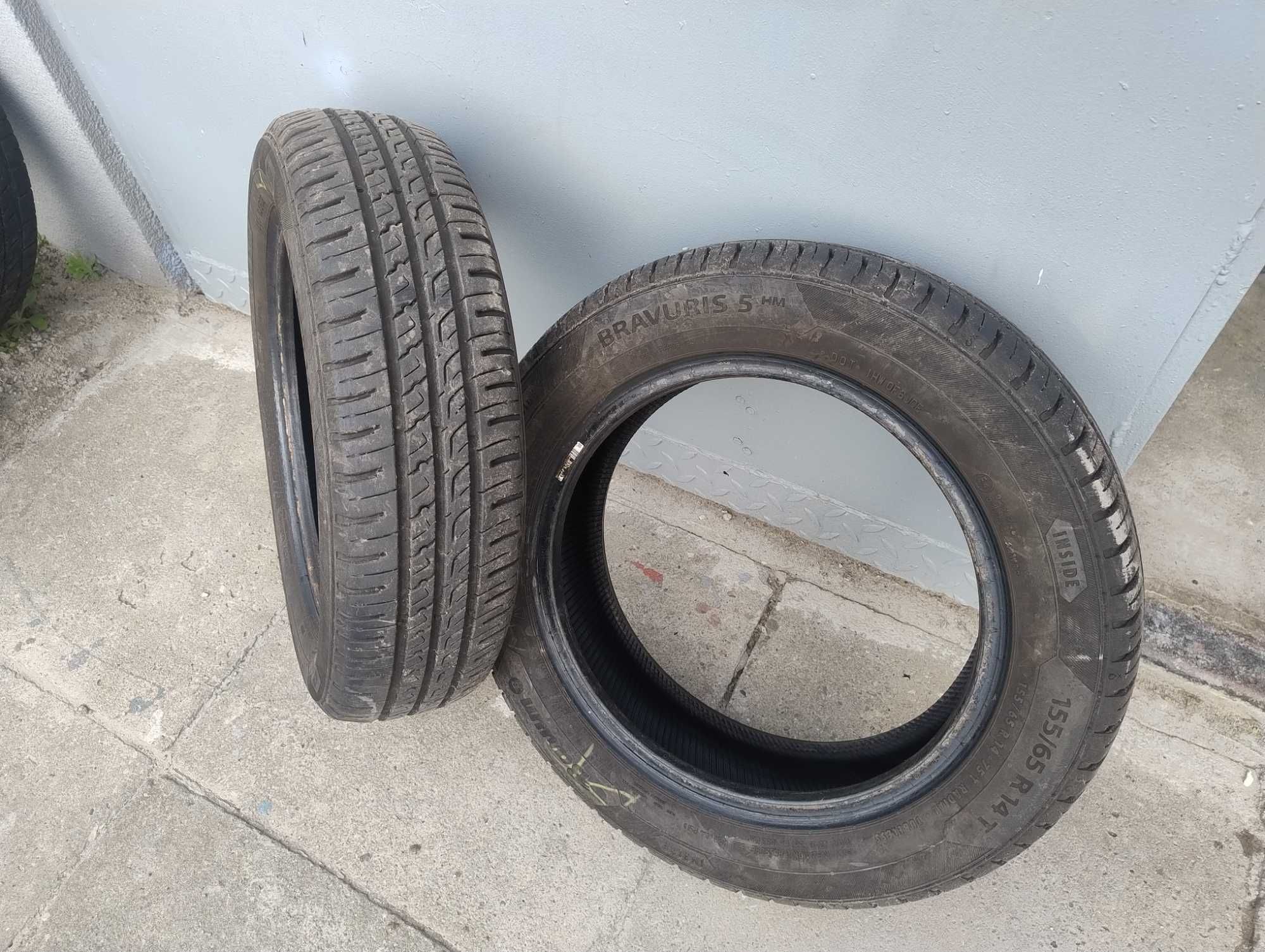 Opony letnie Barum Bravuris 5 155/65 14 2 szt Agila Wagon R+ Toyota