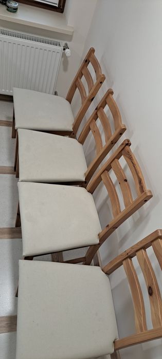 Stół Jokkmokk i 4 krzesła Lerhamn