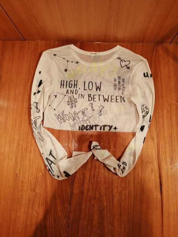 Blusa crop Caos (nova)