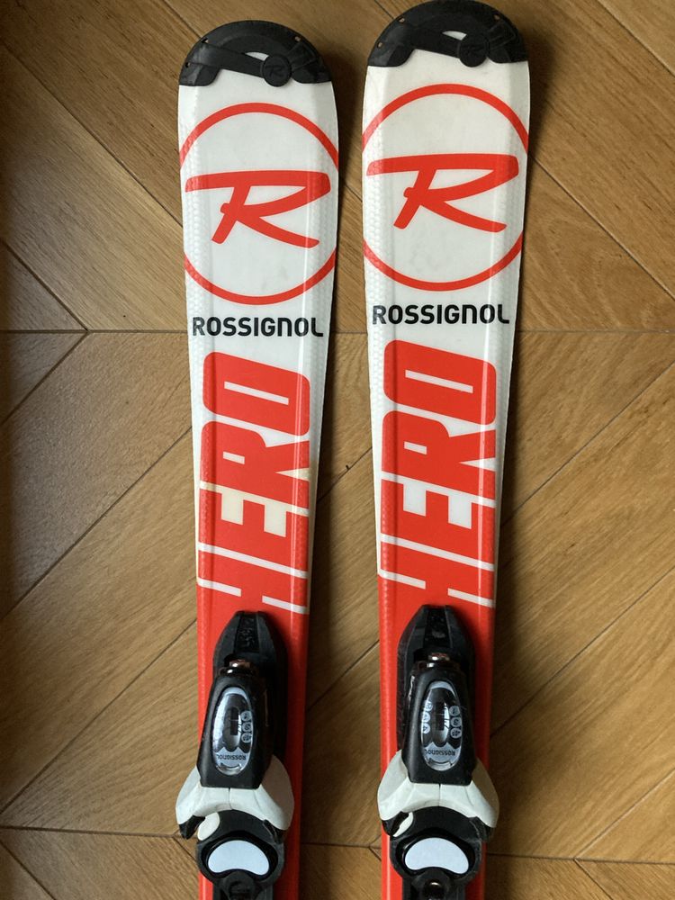 Narty dla dziecka Rossignol HERO J 110cm z wiązaniami