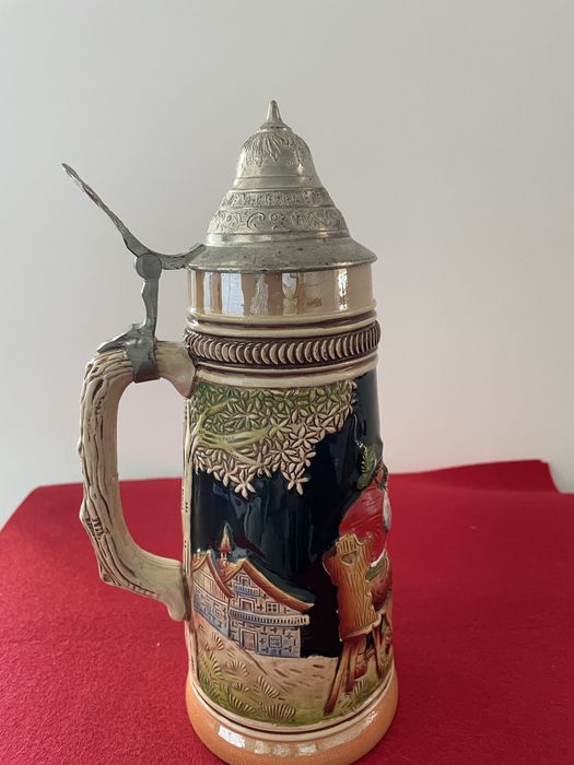Caneca cerveja alemã tradicional