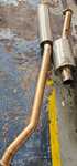 Vendo material linha de escape + panela tegiwa ep3 type r Honda 70mm