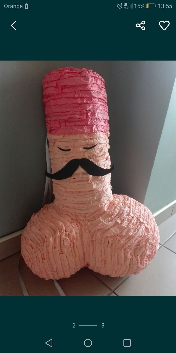 Piniata penis 18nastka wieczór panienski