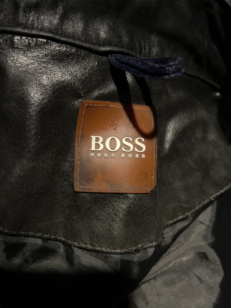 Kurtka skorzana Hugo Boss