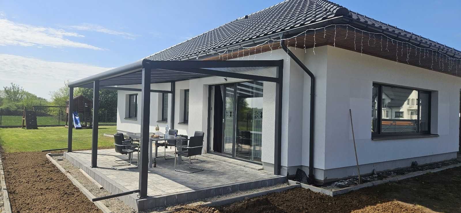 Zadaszenie tarasu, pergola, ogród zimowy, szklany, patio, oranżeria
