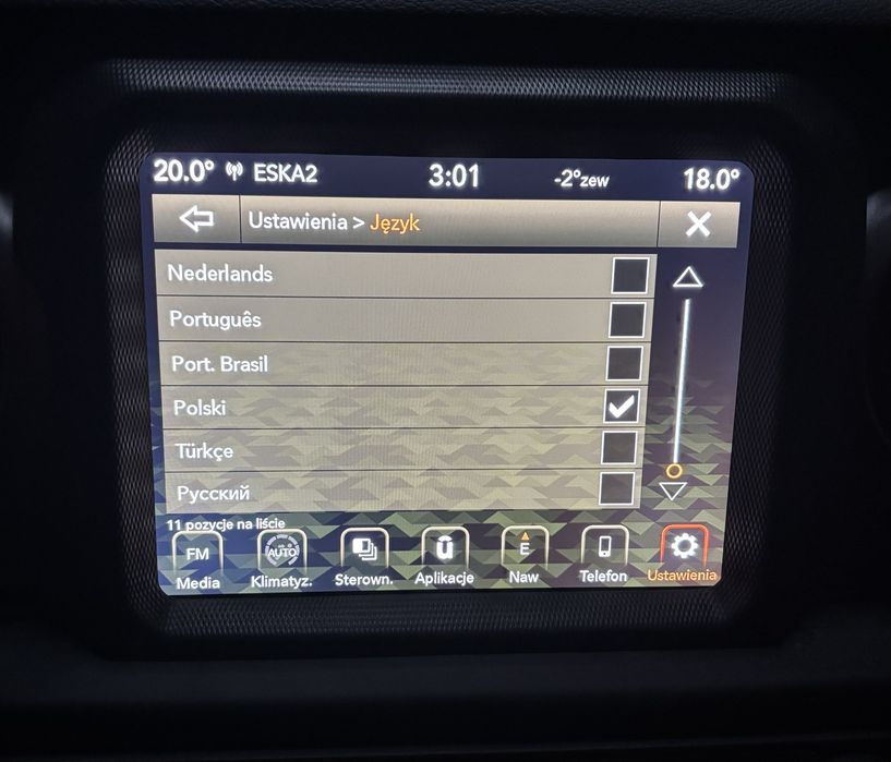 Jeep Dodge Chrysler Radio Kodowanie USA Polski Radio Lampy Mapy