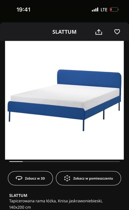 Łozko+materac 140x200