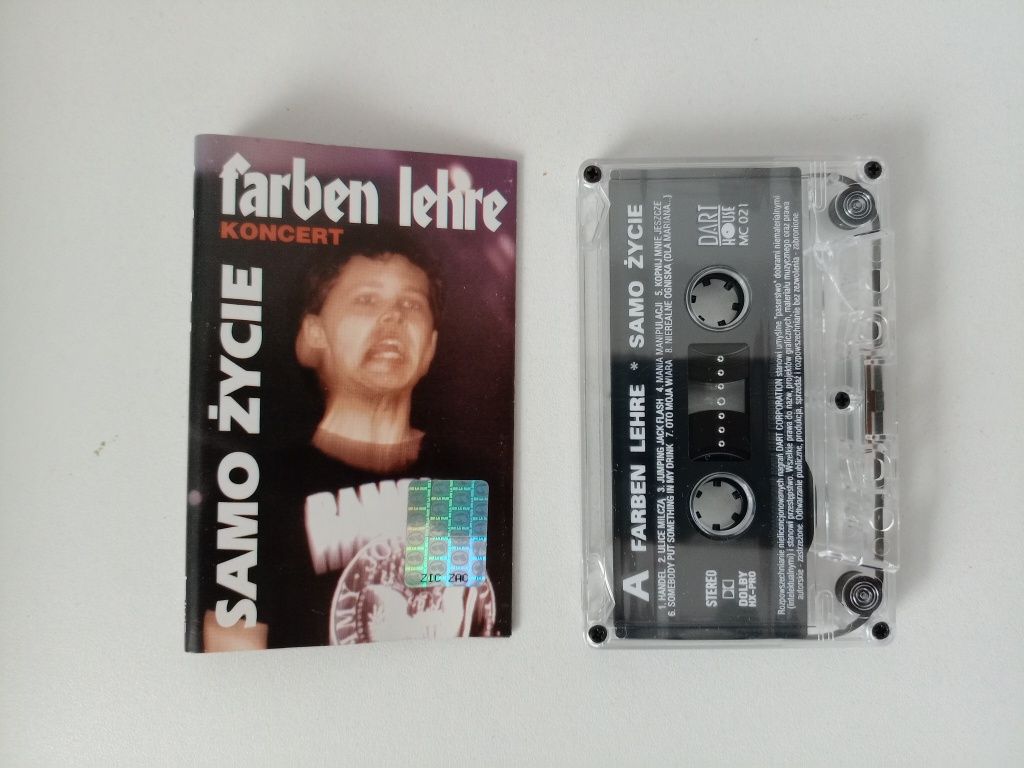 Farben Lehre Samo życie - kaseta z autografami