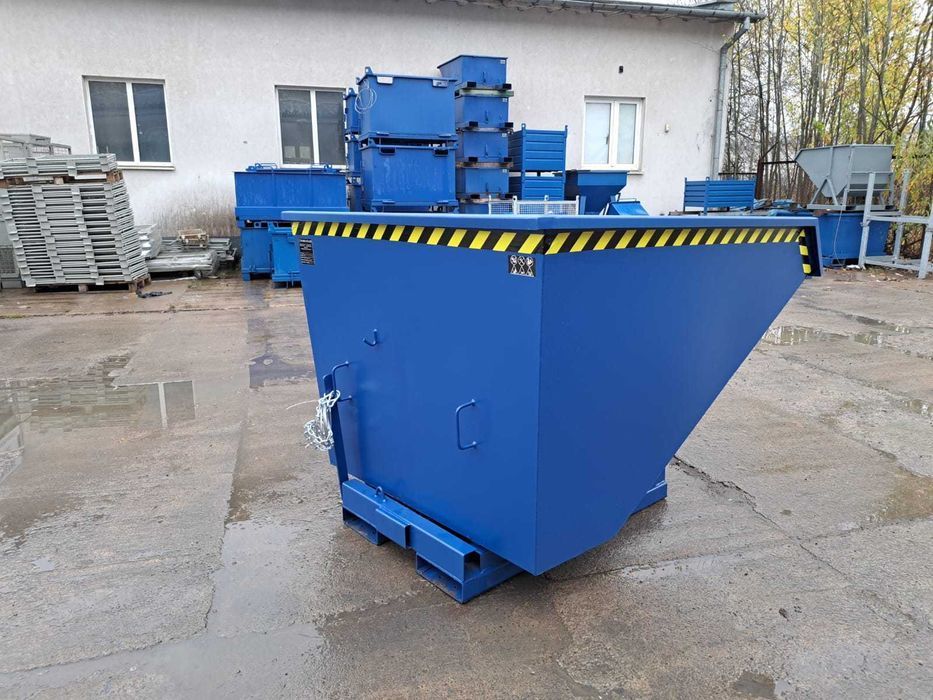 Pojemnik samowyładowczy NTK 900L.Kontener metalowy