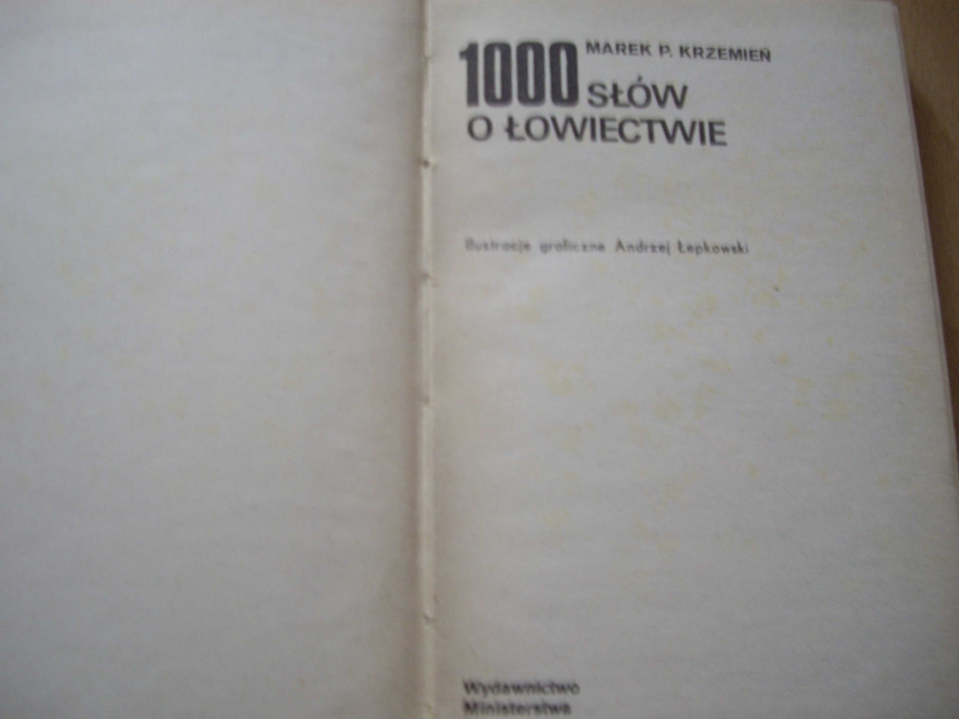 1000 słów o łowiectwie