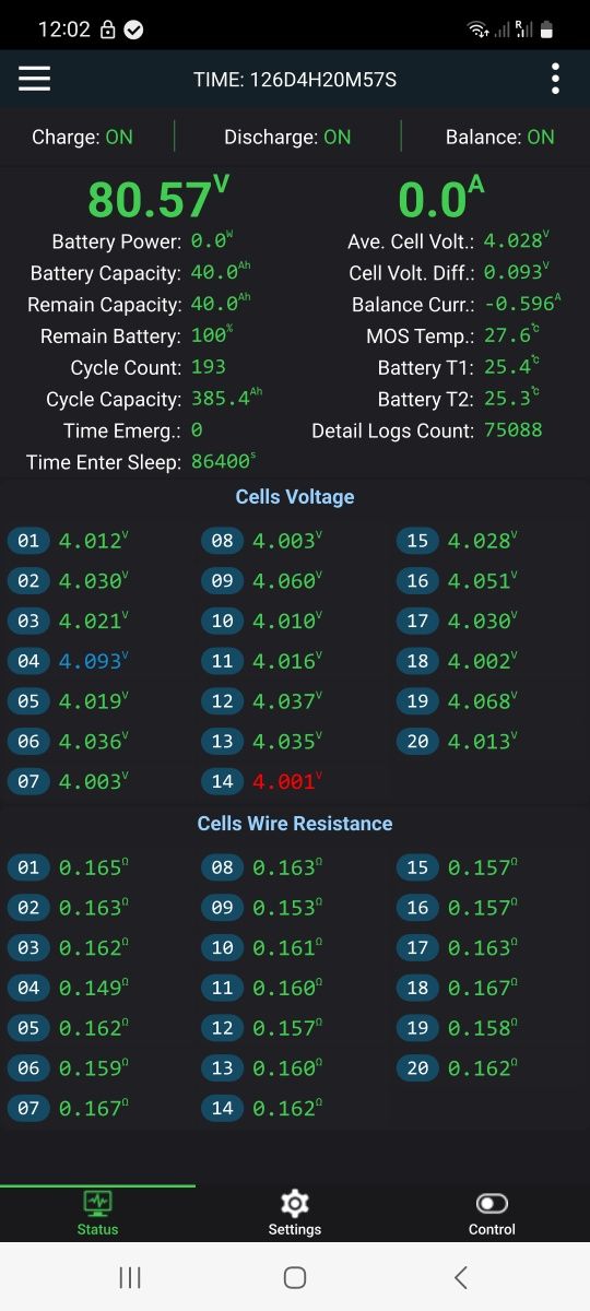Акумулятор Li-ion 72V 40Ah |алюмінівий корпус, smart BMS 200A