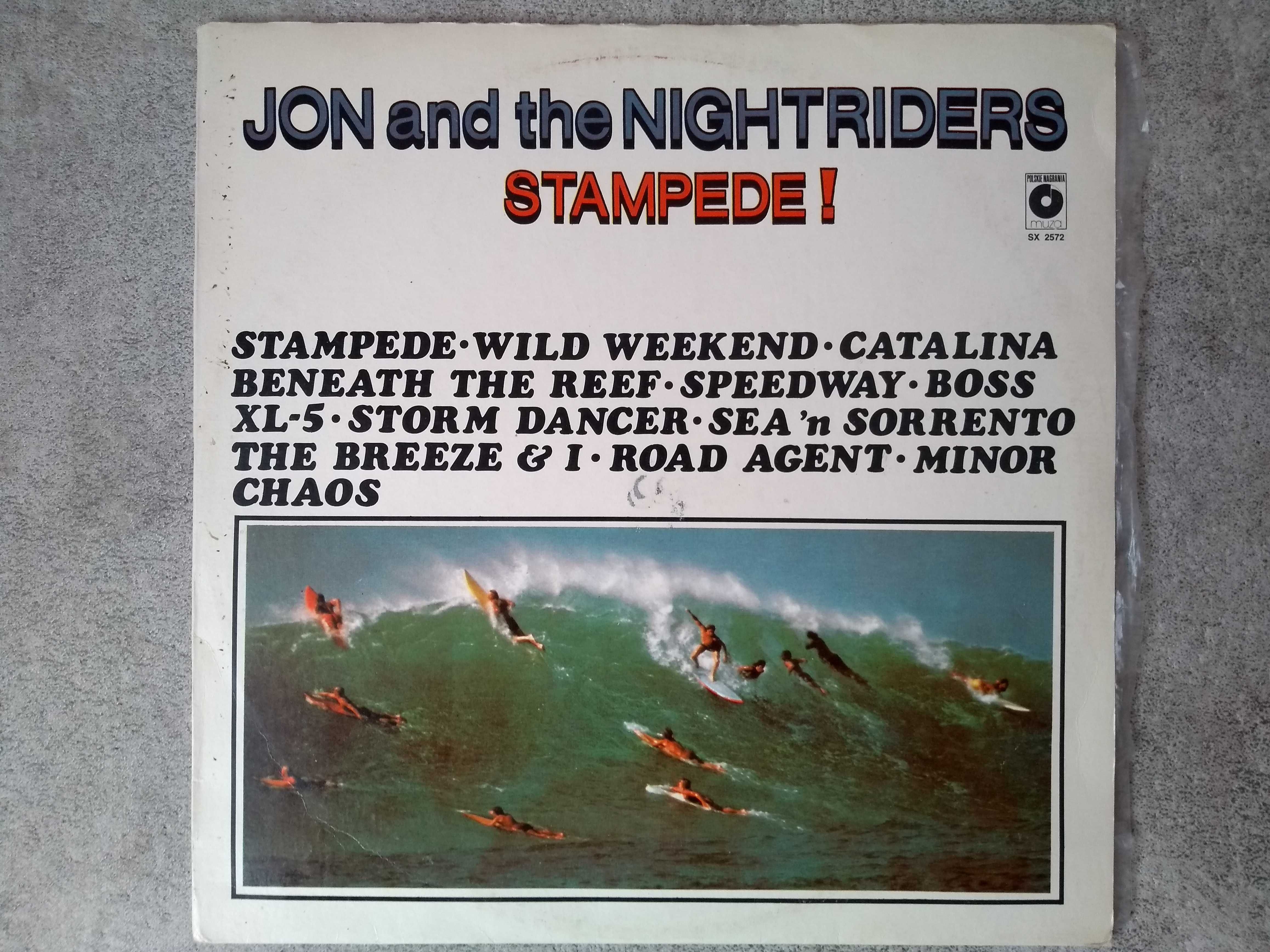 Jon and the Nightriders Stampede! - LP - płyta gramofonowa, winyl 1987