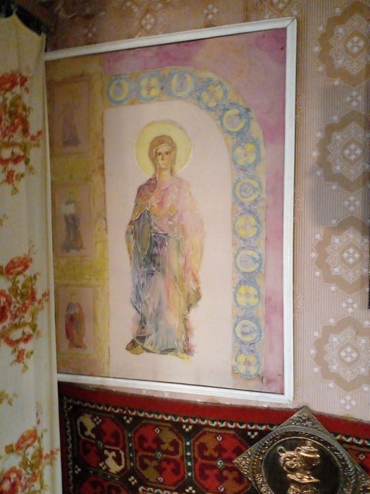 Картина-витраж "Святая" и "Я красавица"