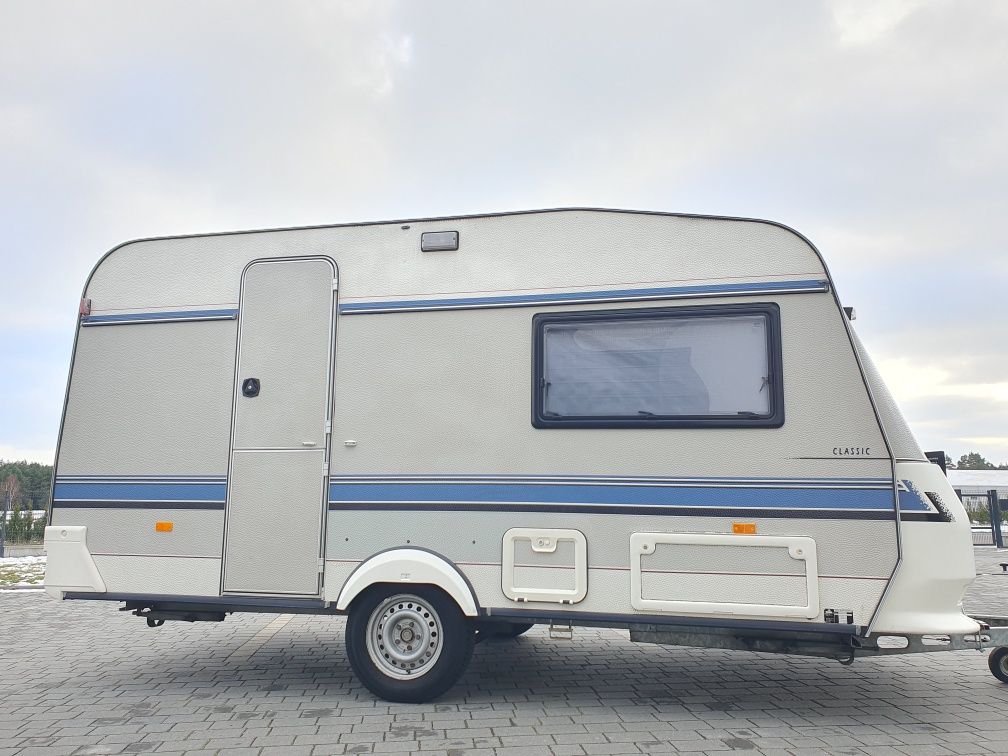 Hobby Classic460 2x Osoby,Przedsionek,Media,Dmc1200kg,Docieplona 96rok