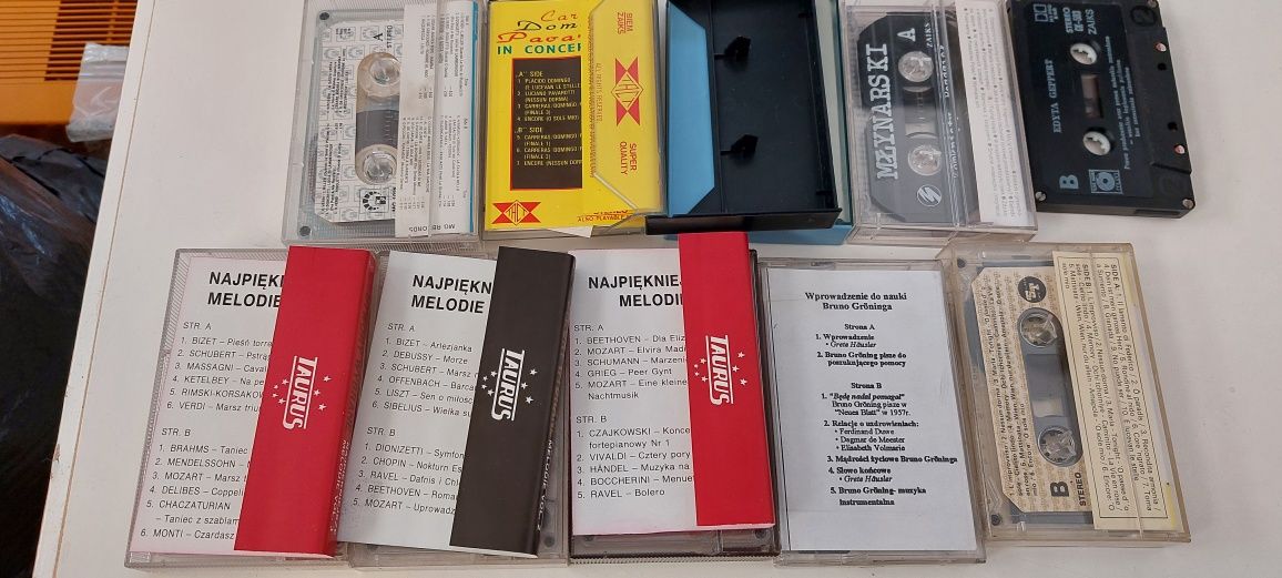 Pavarotti Mazowsze kolędy klasyka itp kasety