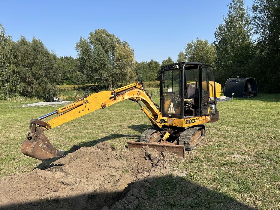 Koparka JCB 803 stan techniczhy DOBRY dżoistiki Perkins Kopie Jeździ