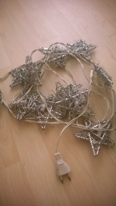 Conjunto de Decoração de Natal prateada