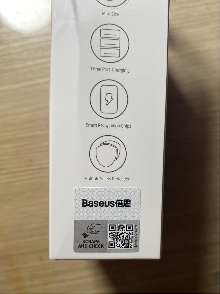 Адаптер для зарядки Baseus 2-USB Adapter Charger