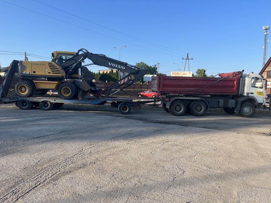 Usługi koparko ładowarka Transport wywrotką