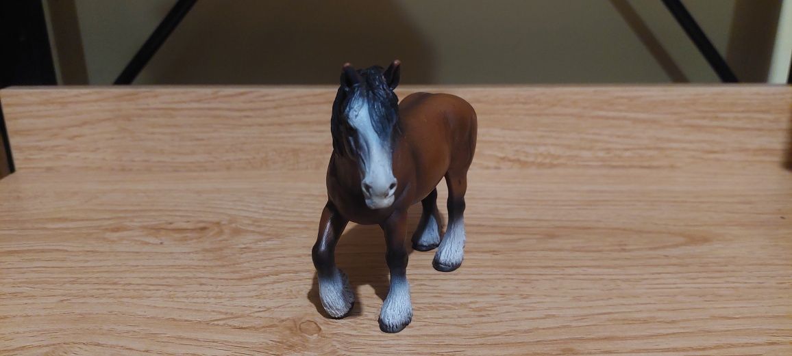 Schleich koń shire wałach figurki zwierząt unikat model wycofany 2000