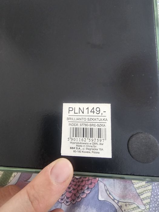 Szkatuła na biżuterie Home&You Lustrzana szkatułka Brillianto pudełko