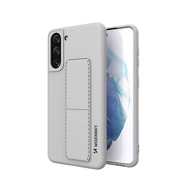 Wozinsky Kickstand Case elastyczne silikonowe etui z podstawką Samsung