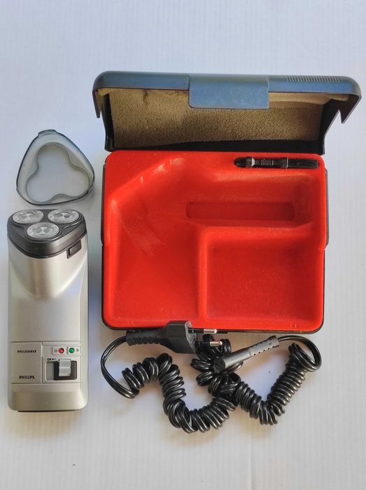 Máquina barbear Philips Philishave Hp1327 caixa antiga vintage retro