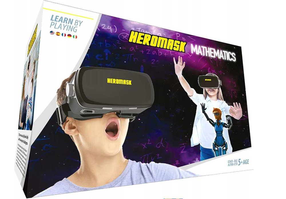 Okulary VR Heromask Mathematics Nauka Matematyki dla Dzieci HM-L001