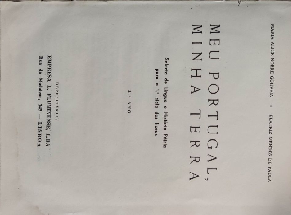 Livro- Ref CxB - Beatriz Mendes Paula - Meu Portugal, Minha Terra