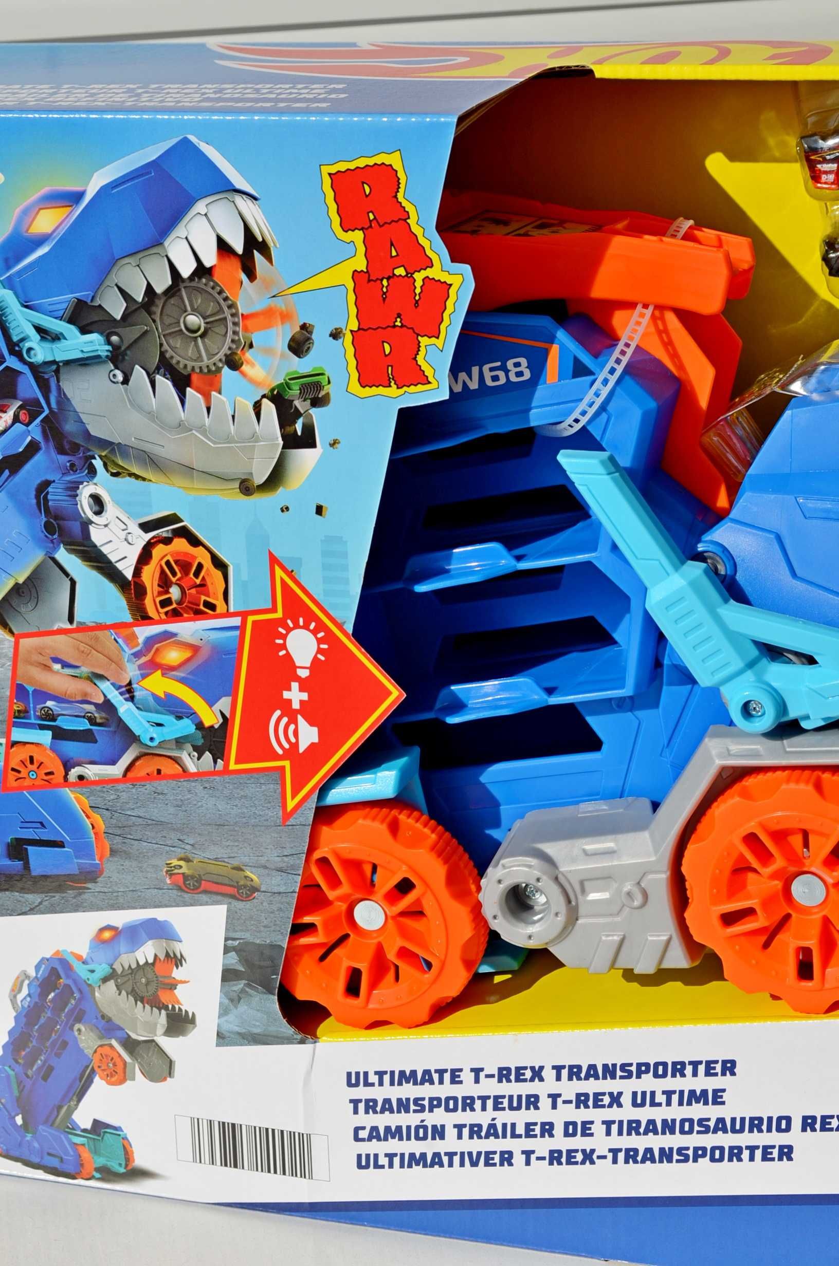 Автовоз Hot wheels ultimate t-rex transporter Мега транспортер Ті Рекс