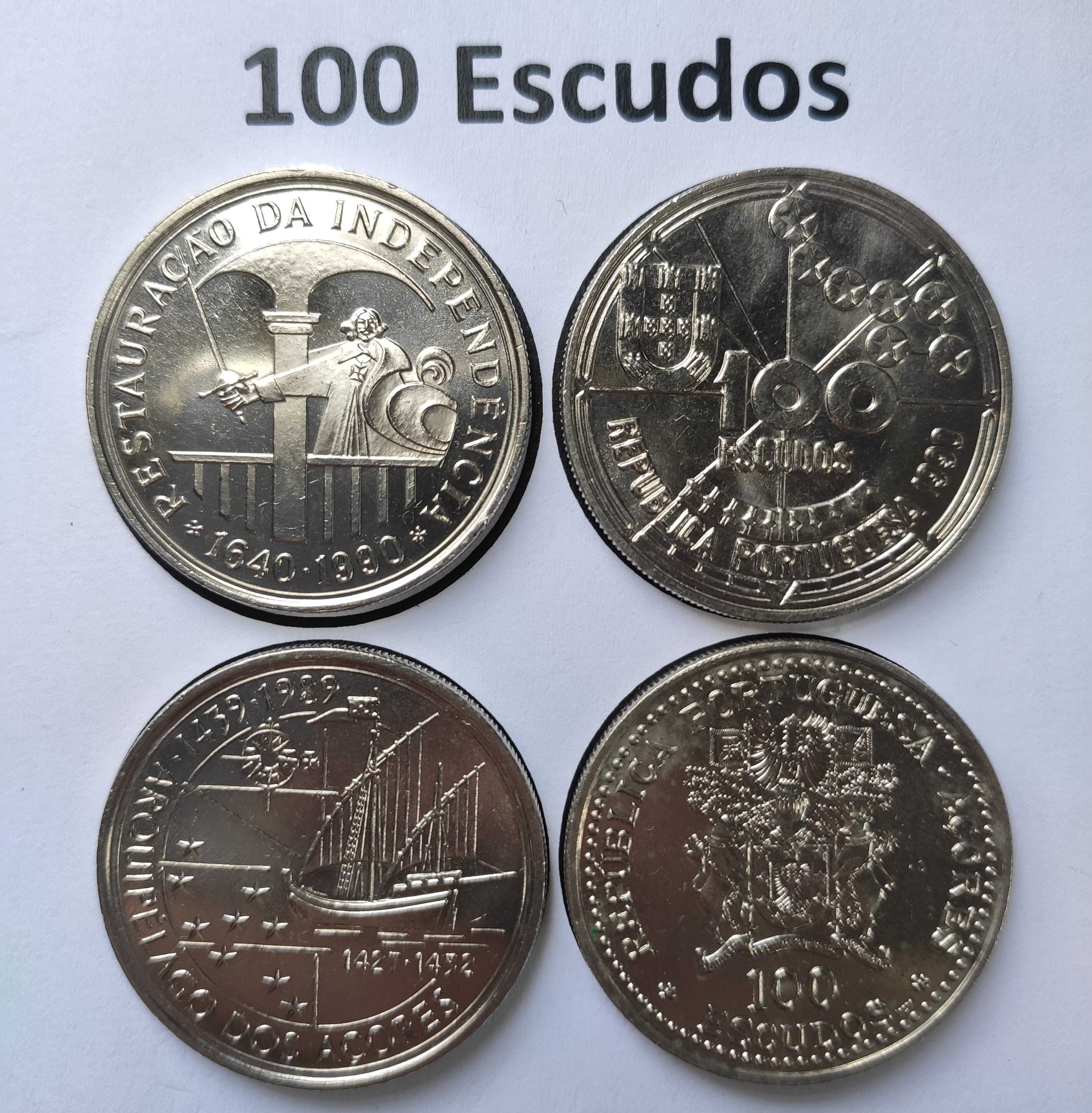 Conjunto 4 moedas de 100 Escudos – Várias (nº5)