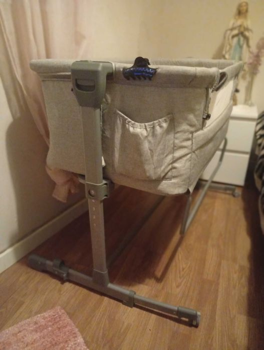Berço bebe cinza
