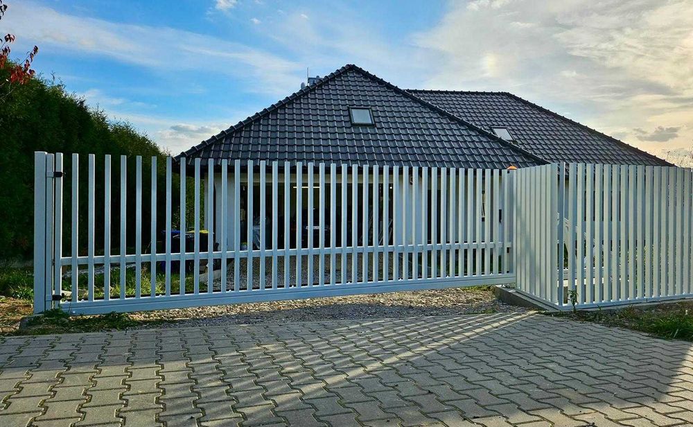 ogrodzenie grzebieniowe NA WYMIAR pionowo profil 80x20POLSKA PRODUKCJA