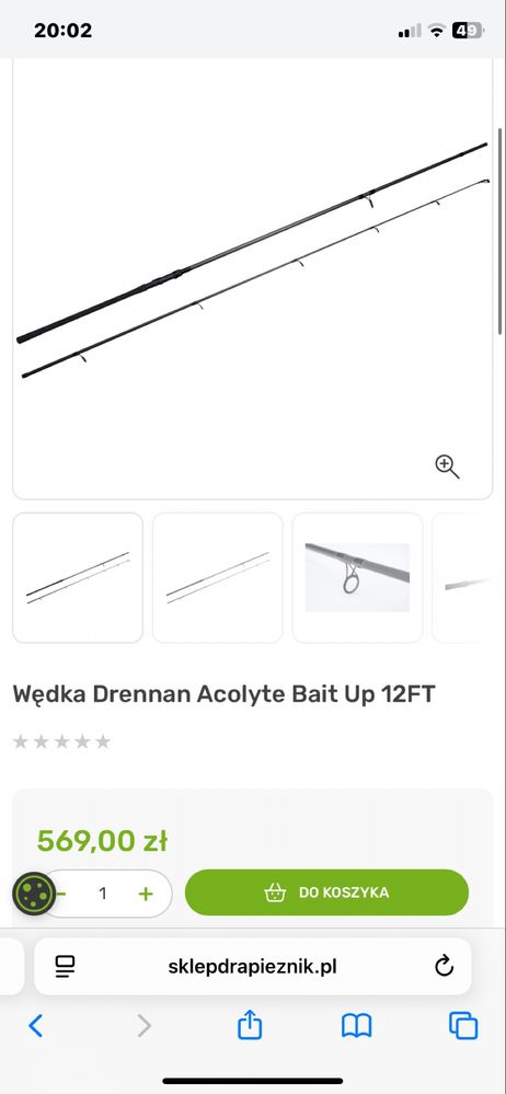 Drennan Acolyte Bait Up 12FT