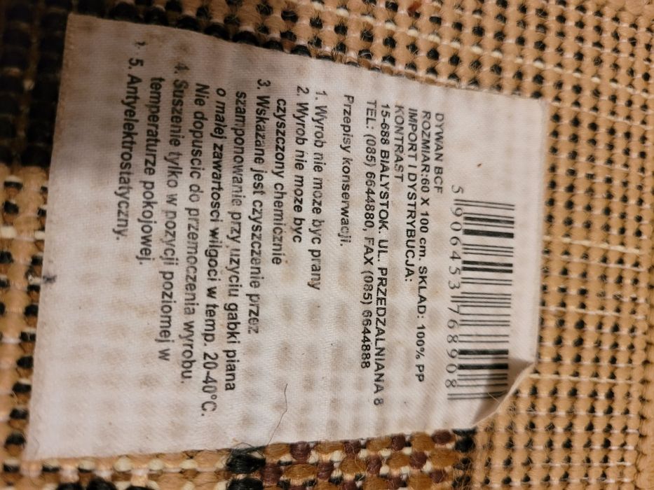 Chodniki 3 sztuki wymiary 60×100