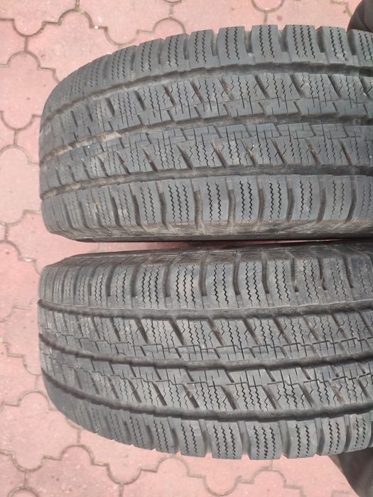 VW LT sprinter koła z oponami zimowymi 225/70 r15c  2szt bieżnik 8mm