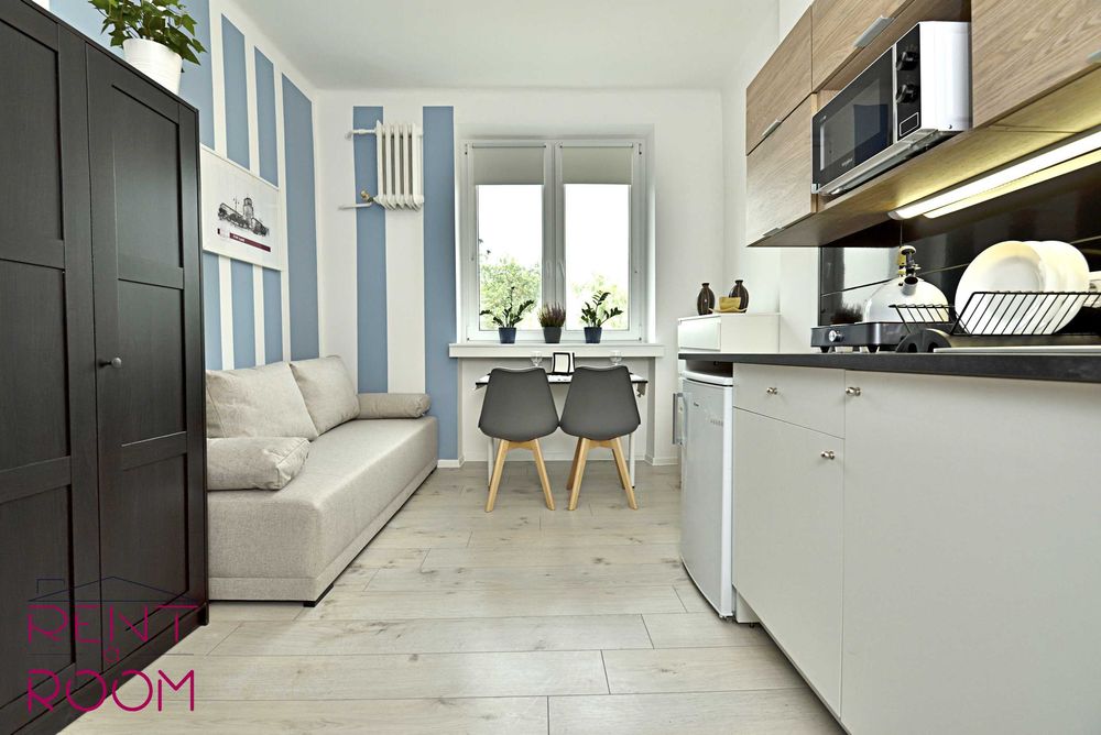 RENTAROOM.PL ENG RUS 2 studio 20m2 near POLITECHNIKA,Sukcesja