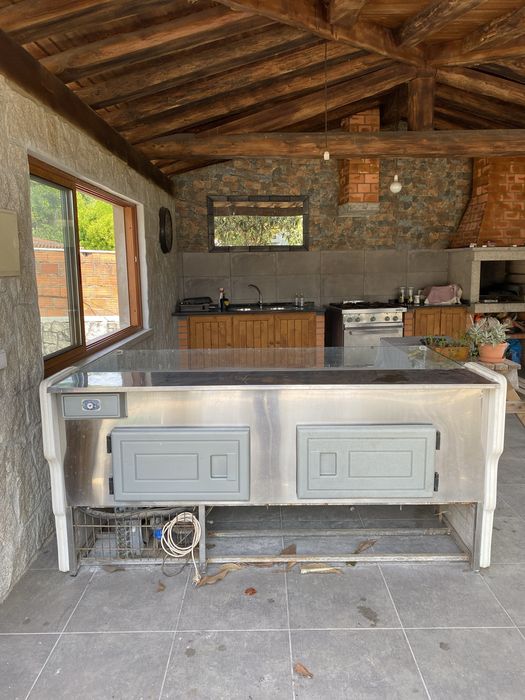 Vitrine frio peixaria