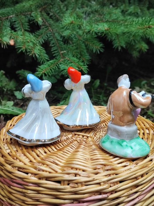 Porcelana Dulowo 3 figurki Komplet