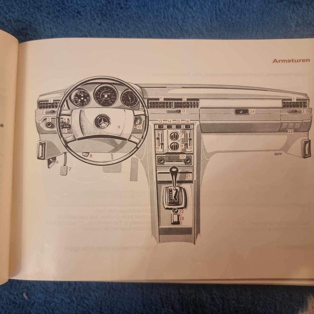 Instrukcja obsługi Mercedes W116