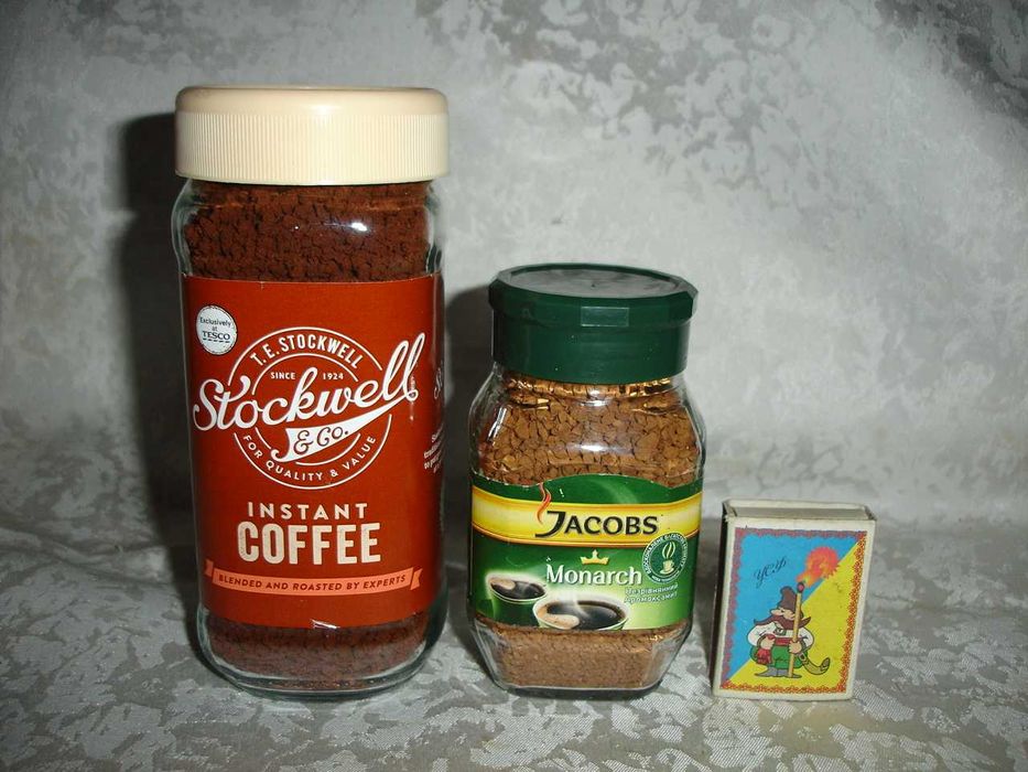 КАВА розчинна НАТУРАЛЬНА по 50 і 100 г. Тара скляна, бляшана.