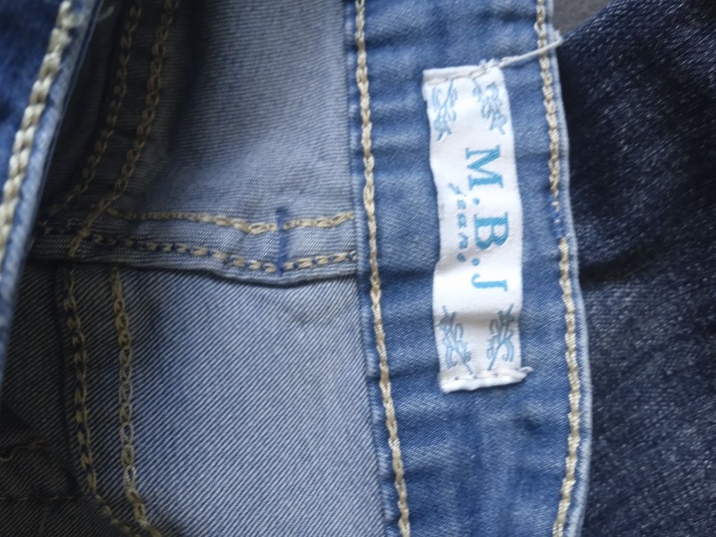 Spodnie damskie dżinsy bawełniane M.B.J