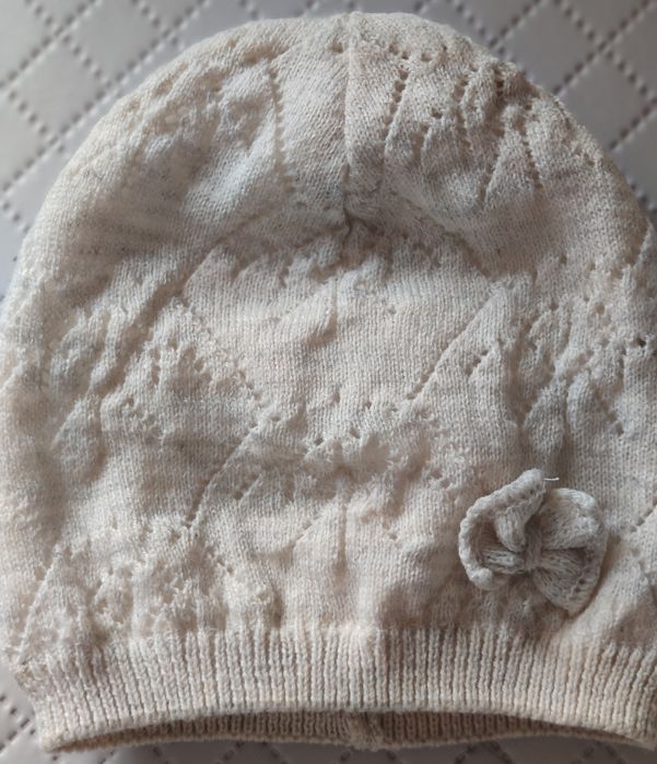 Czapka z bawełnianą podszewką 80-86