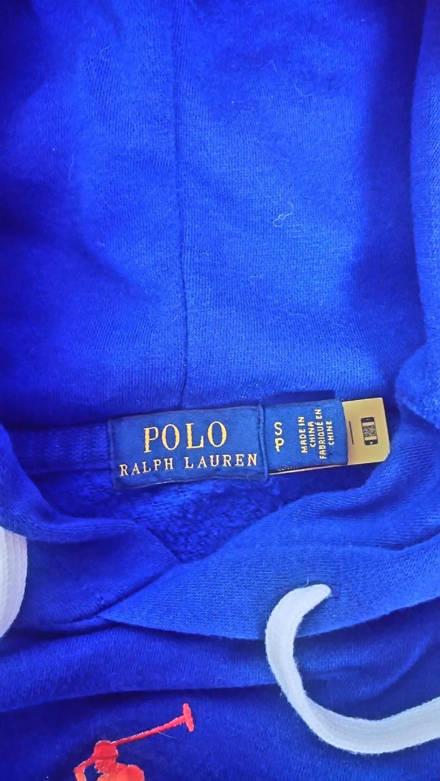 Bluza Polo Ralph Lauren. Nowa. Niebieska / Granatowa z kolorowym logo