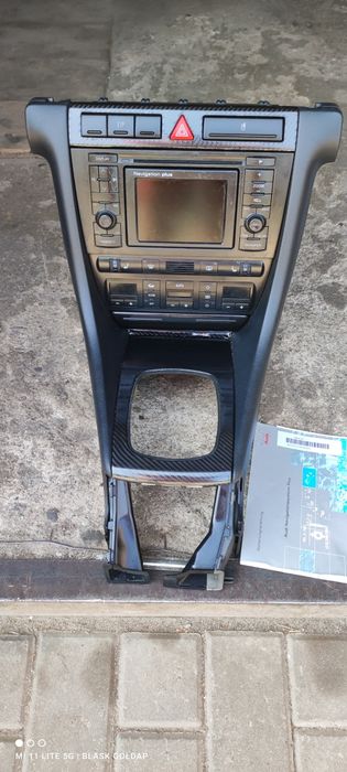 Tunel Środkowy 2 DIN Kompletny Audi S6 A6 C5 99 r Blask Gołdap