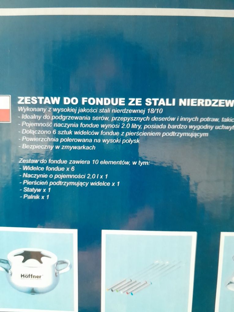 Zestaw,garnek do fondue(fondi)